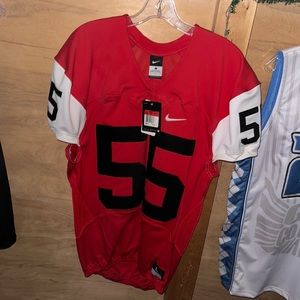Red football jersey